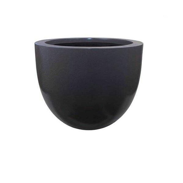 Pot résine effilé Noir