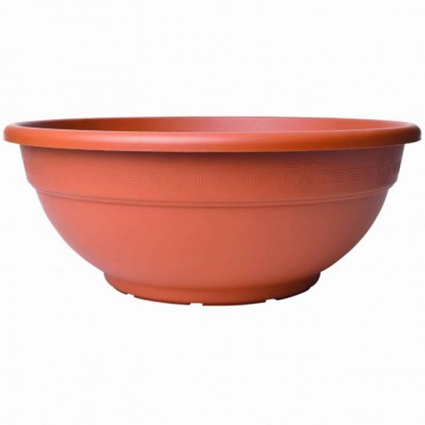 Bac ovale terracotta