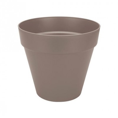 POT CAPRI ROND TAUPE