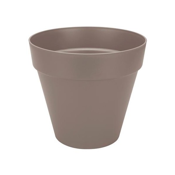 POT CAPRI ROND TAUPE